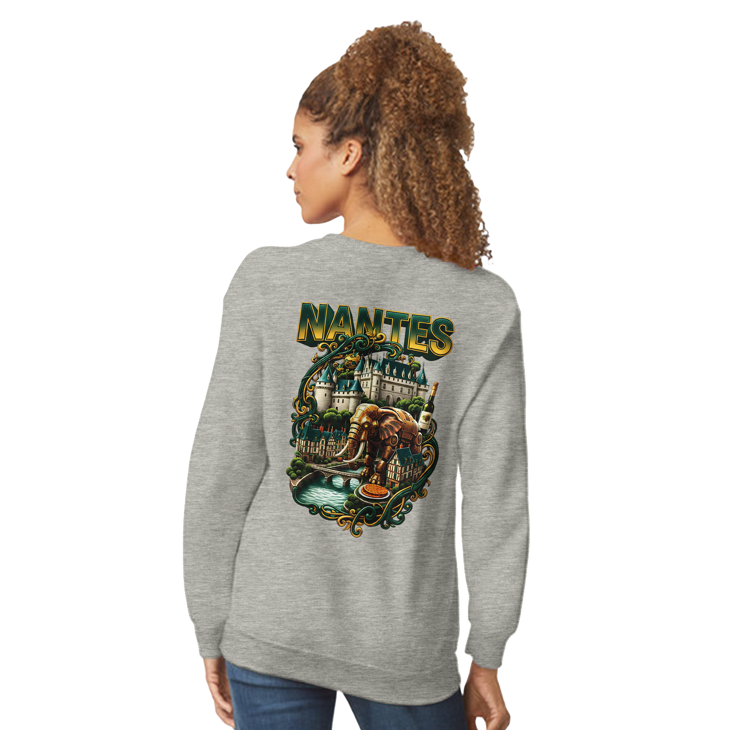 Sweat-shirt unisexe Nantes – Confort premium et style décontracté
