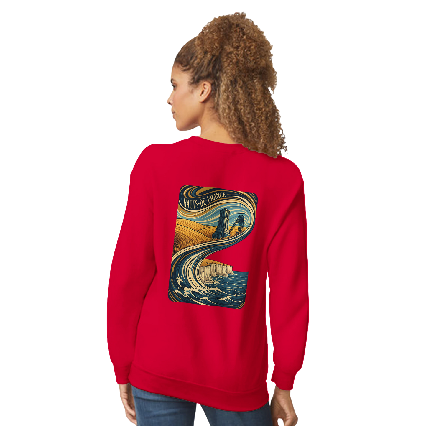 Sweat-shirt Unisexe Haut de France - Confort Premium et Design Classique