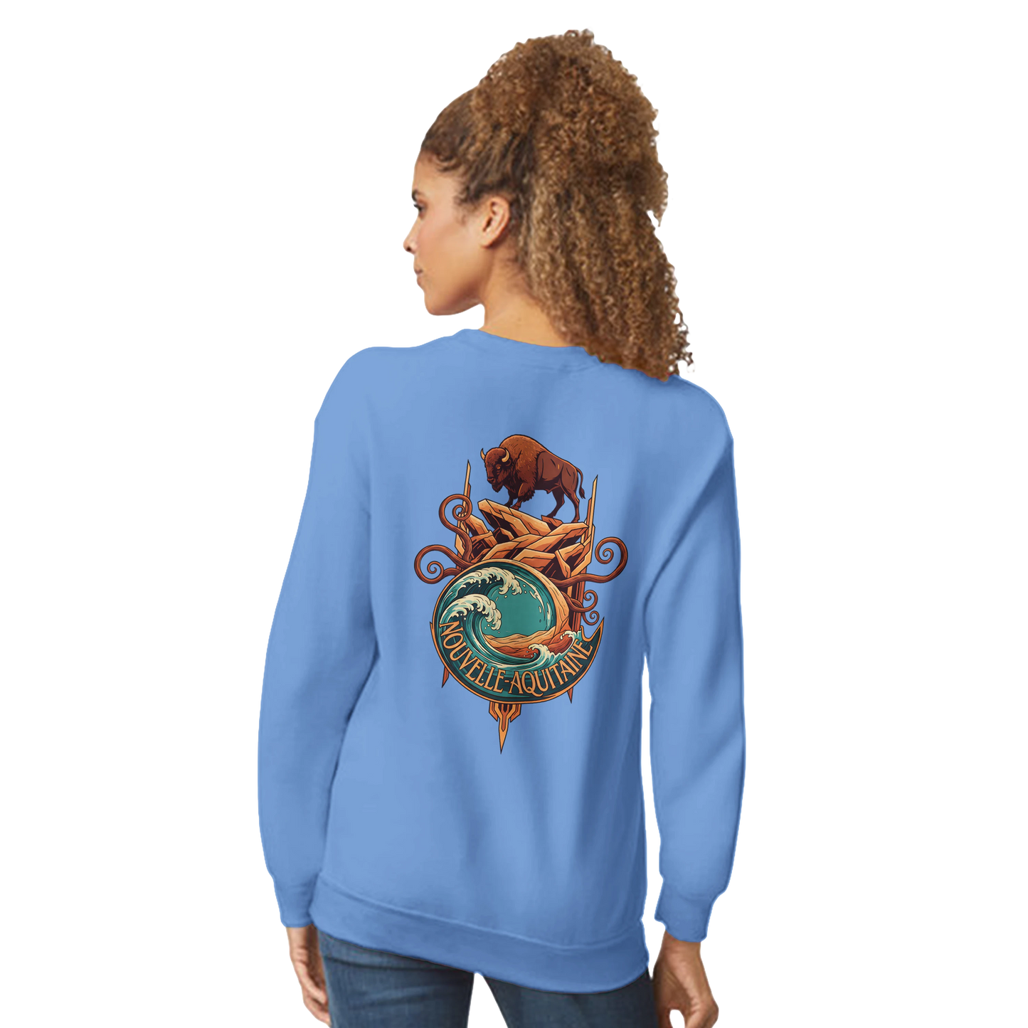Sweat-shirt Unisexe Nouvelle-Aquitaine – Confort et Qualité Premium