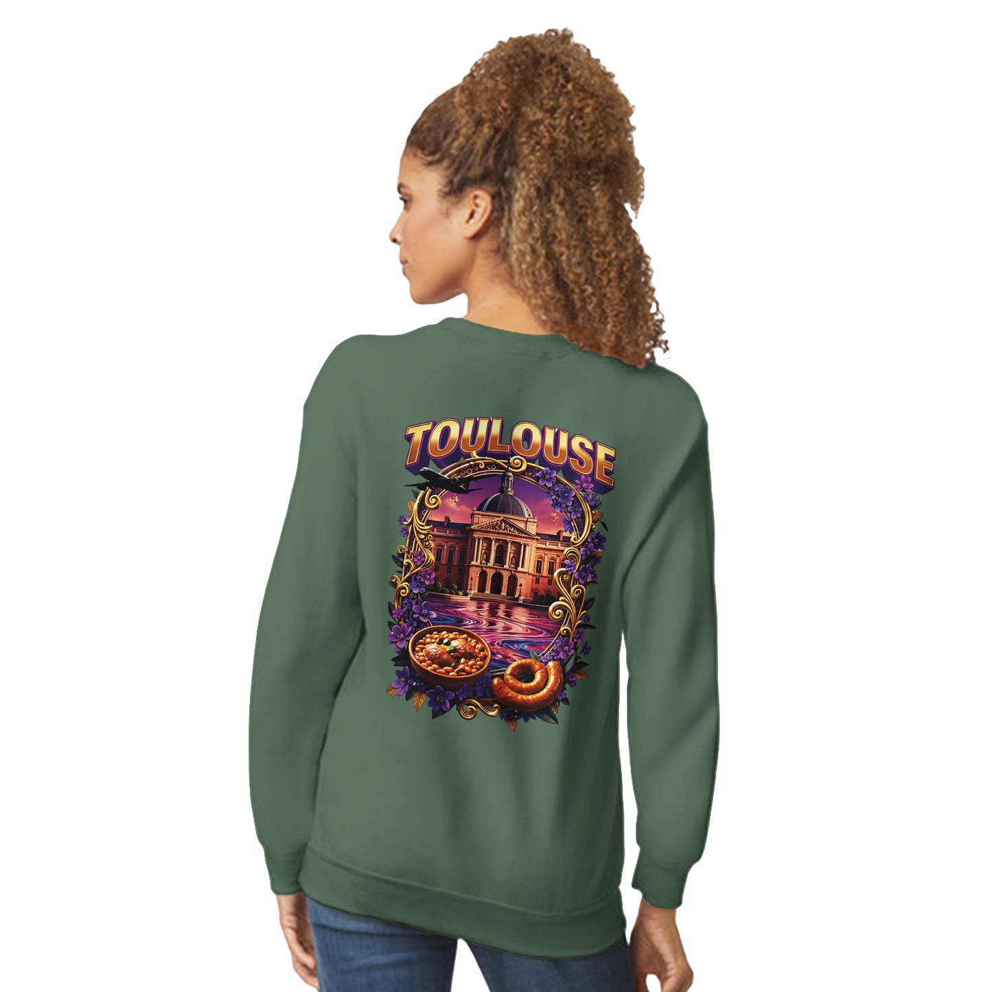 Sweat-shirt Unisexe Toulouse – Design Ville de France