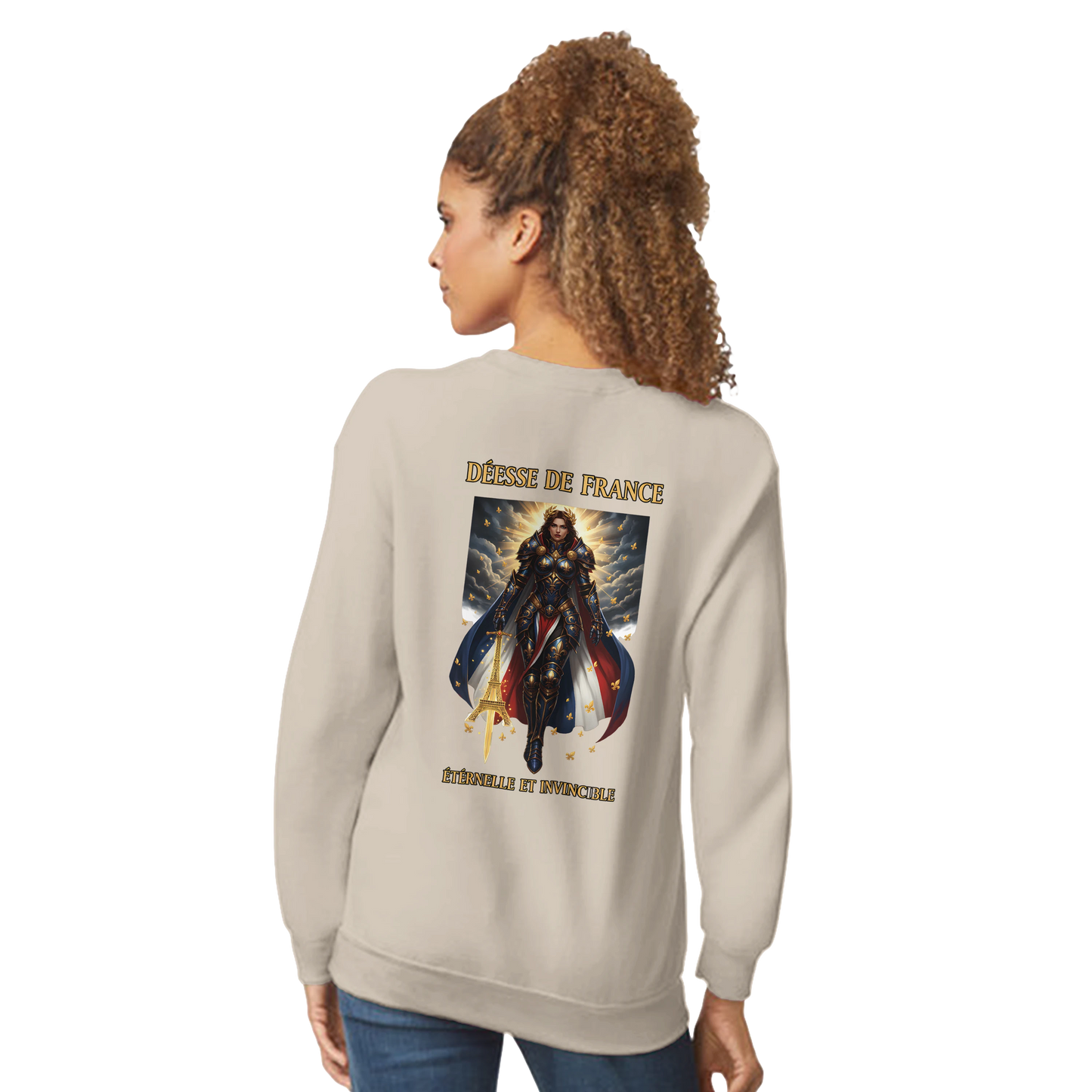 Sweat-shirt Femme Déesse de France – Confort et Style Premium