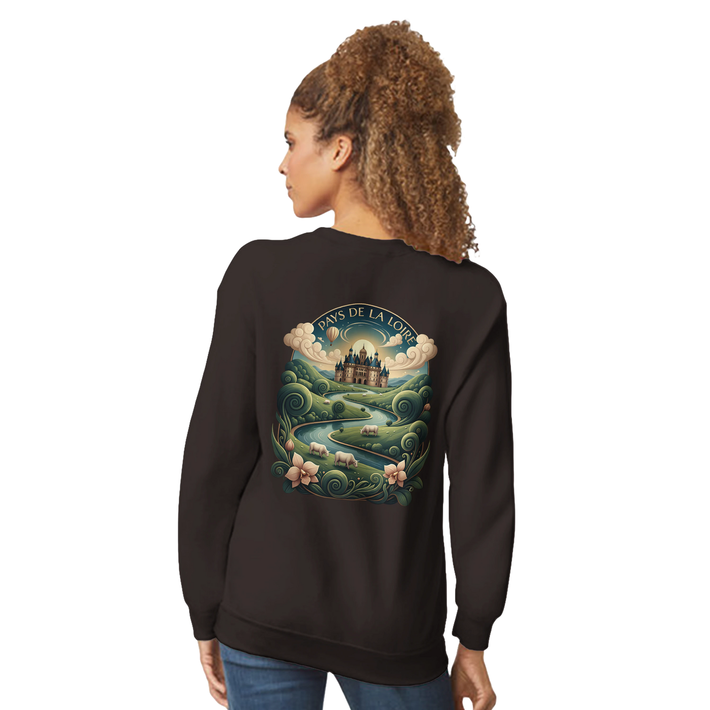 Sweat-shirt Unisexe Pays de la Loire – Confort Premium et Coupe Classique