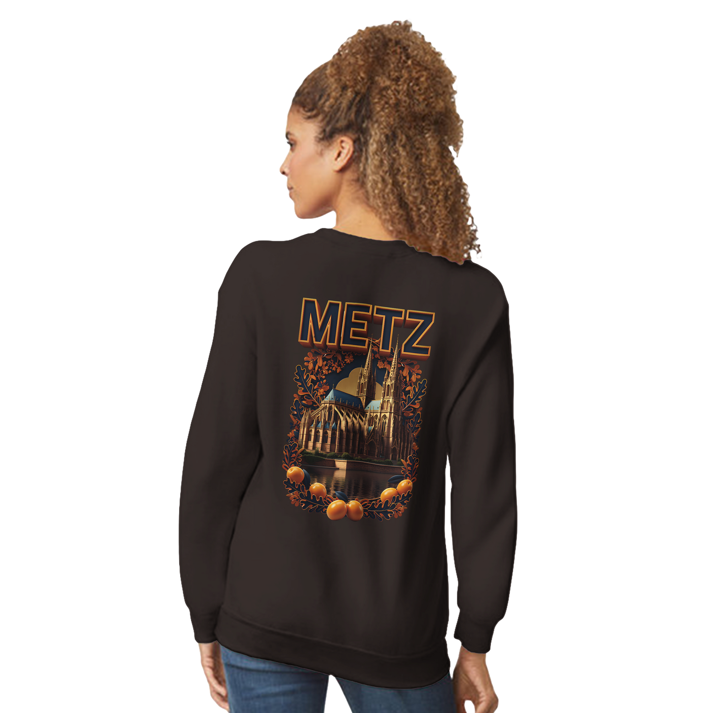 Sweat-shirt unisexe Metz – Coupe classique et confort premium