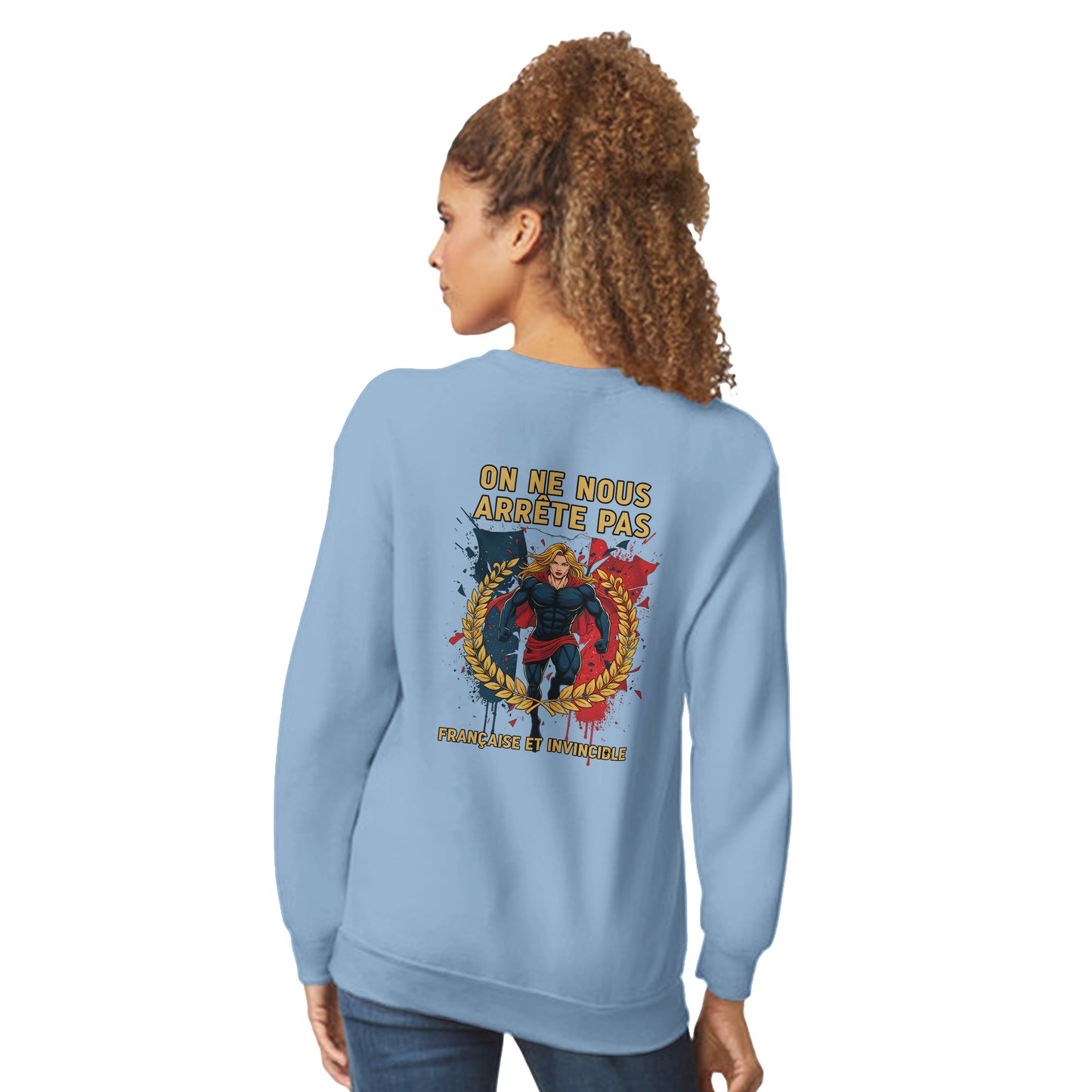 Sweat-shirt Femme « On ne nous arrête pas » – Confort et Style