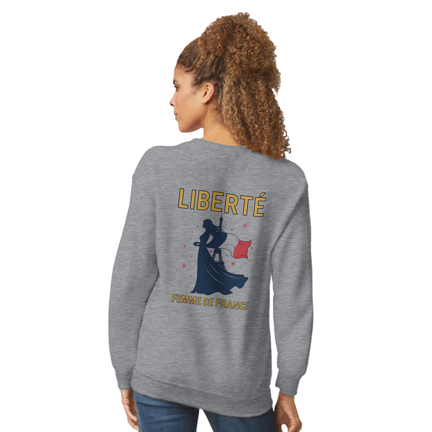 Sweat-shirt femme liberté  classique ras du cou | Gildan® 18000