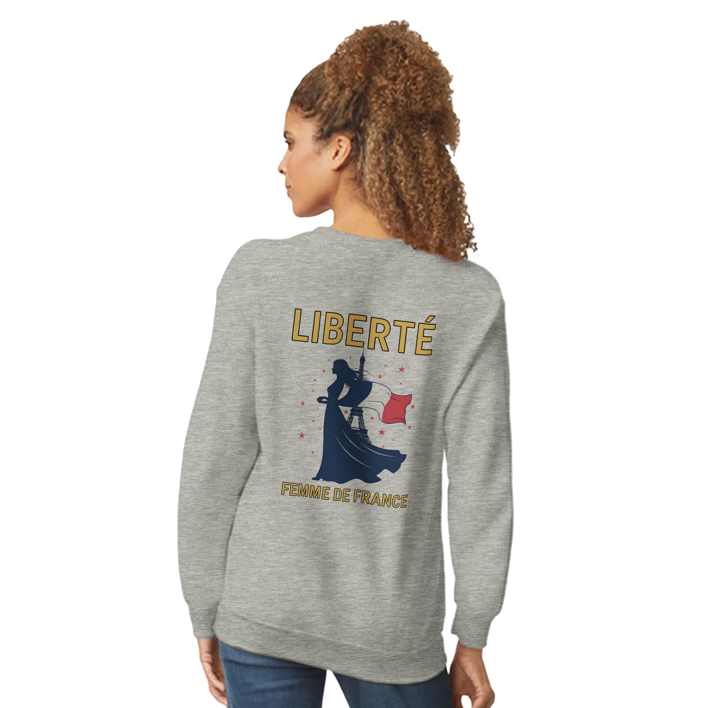 Sweat-shirt femme liberté  classique ras du cou | Gildan® 18000