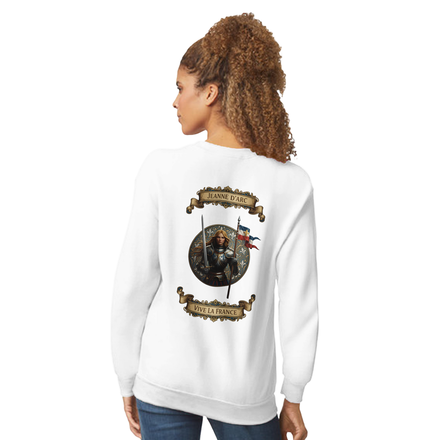 Sweat-shirt Femme Jeanne d’Arc – Confort et Style Historique