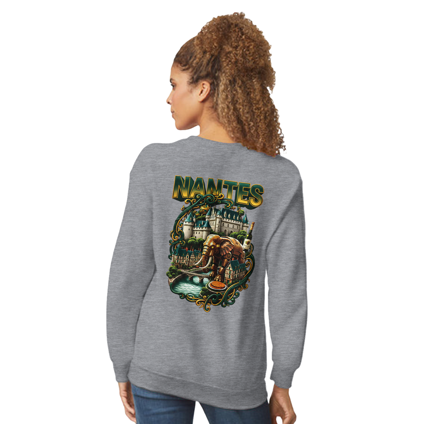 Sweat-shirt unisexe Nantes – Confort premium et style décontracté