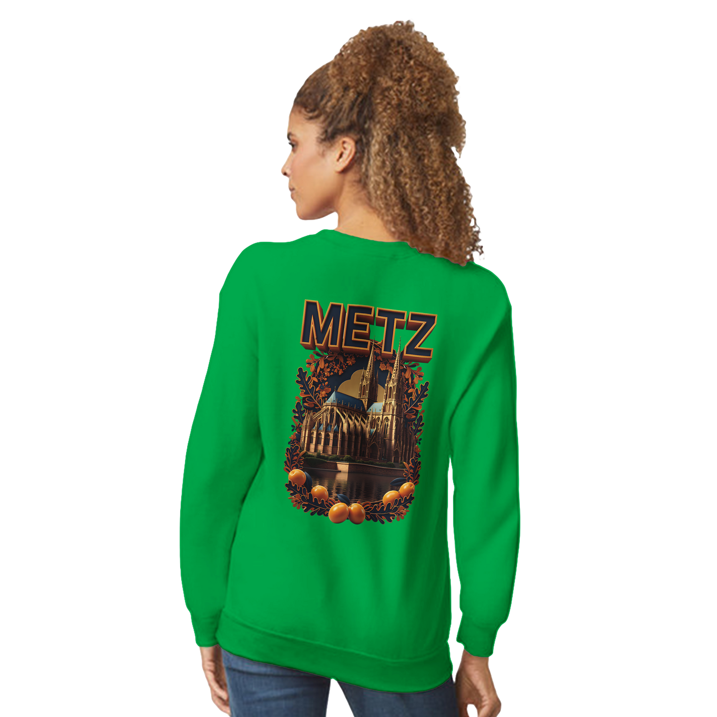 Sweat-shirt unisexe Metz – Coupe classique et confort premium