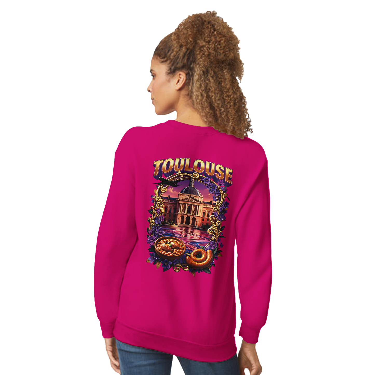 Sweat-shirt Unisexe Toulouse – Design Ville de France