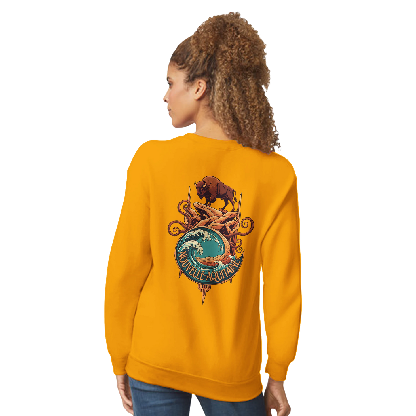 Sweat-shirt Unisexe Nouvelle-Aquitaine – Confort et Qualité Premium