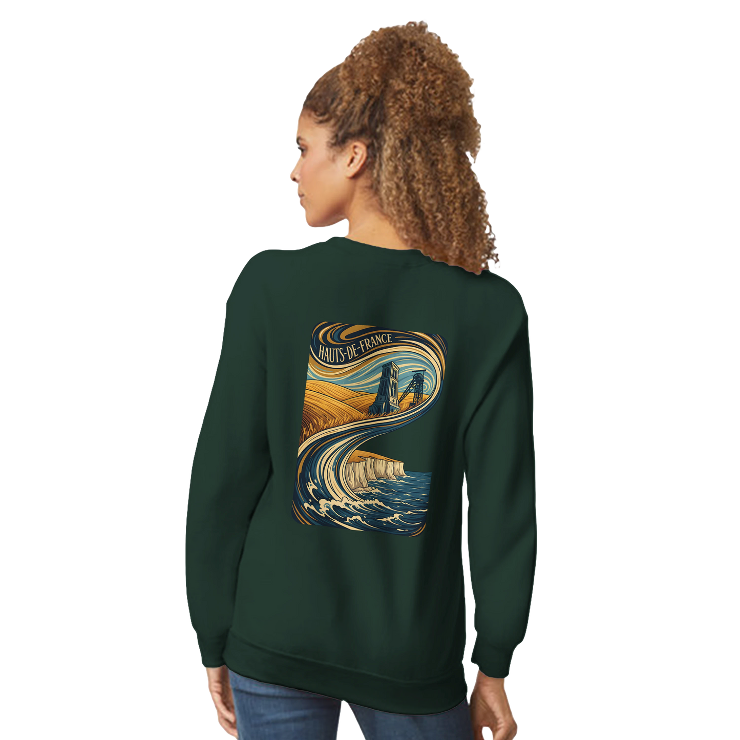 Sweat-shirt Unisexe Haut de France - Confort Premium et Design Classique