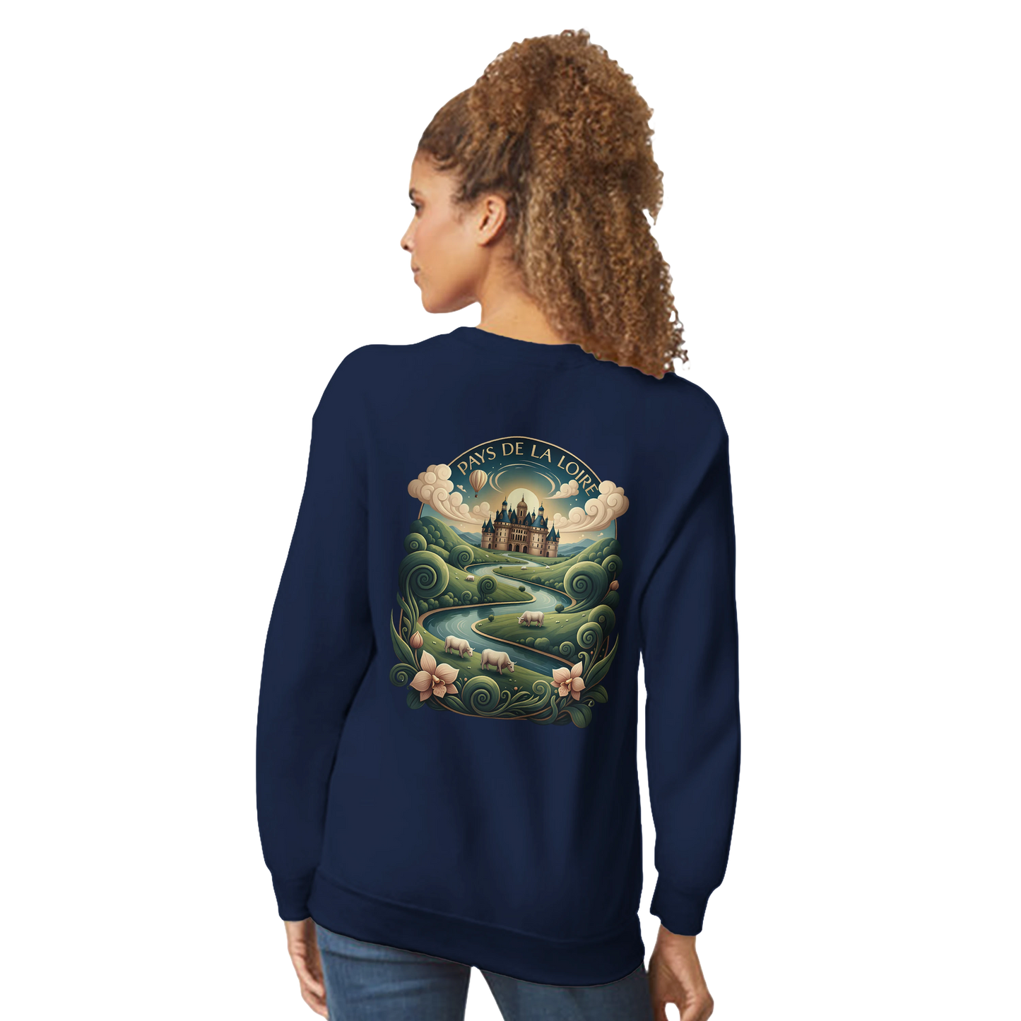 Sweat-shirt Unisexe Pays de la Loire – Confort Premium et Coupe Classique