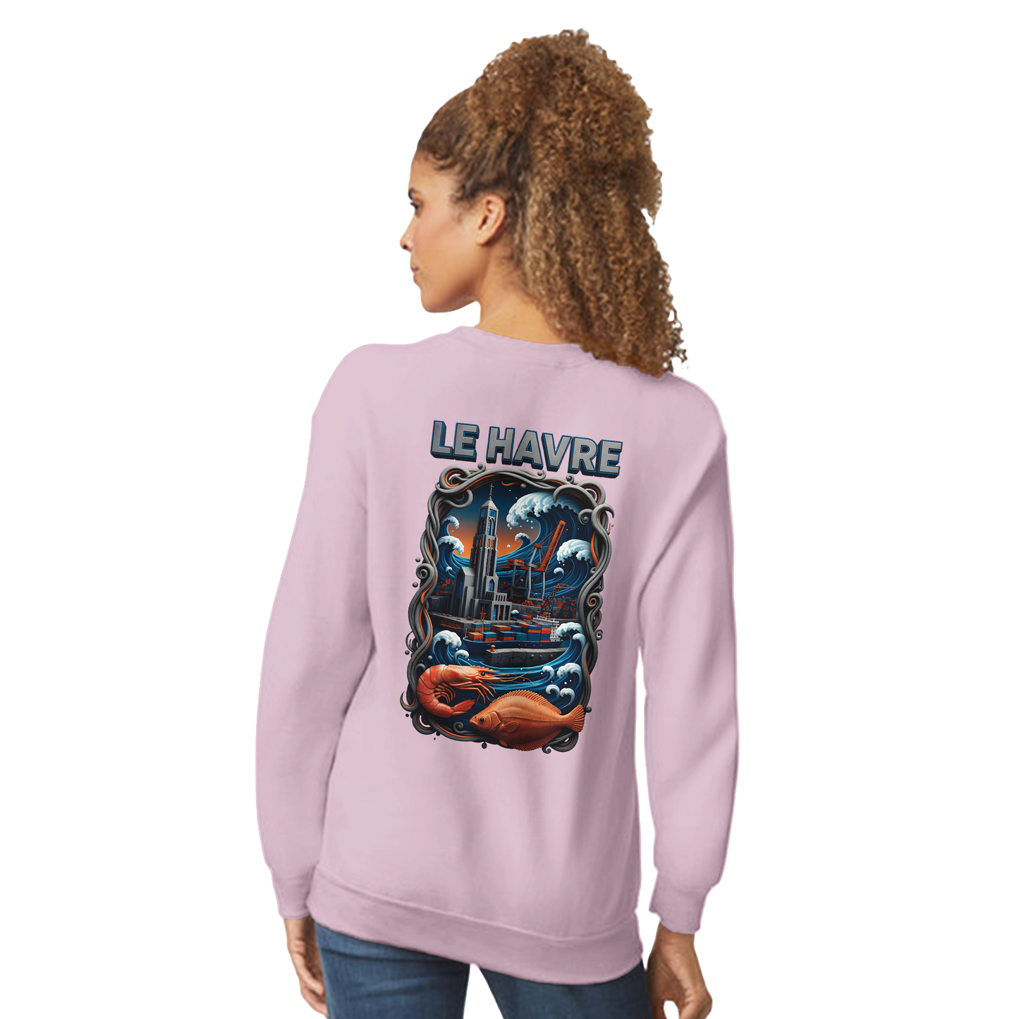 Sweat-shirt Unisexe Le Havre – Pull Classique Confortable