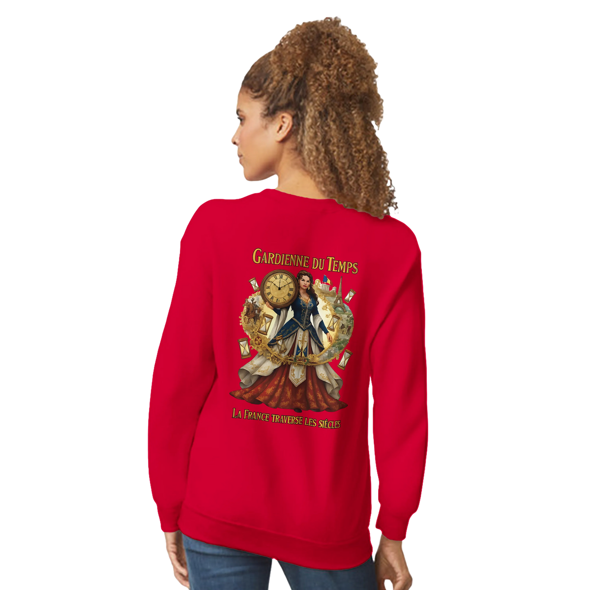 Sweat-shirt Femme Gardienne du Temps – Confort et Style Durable