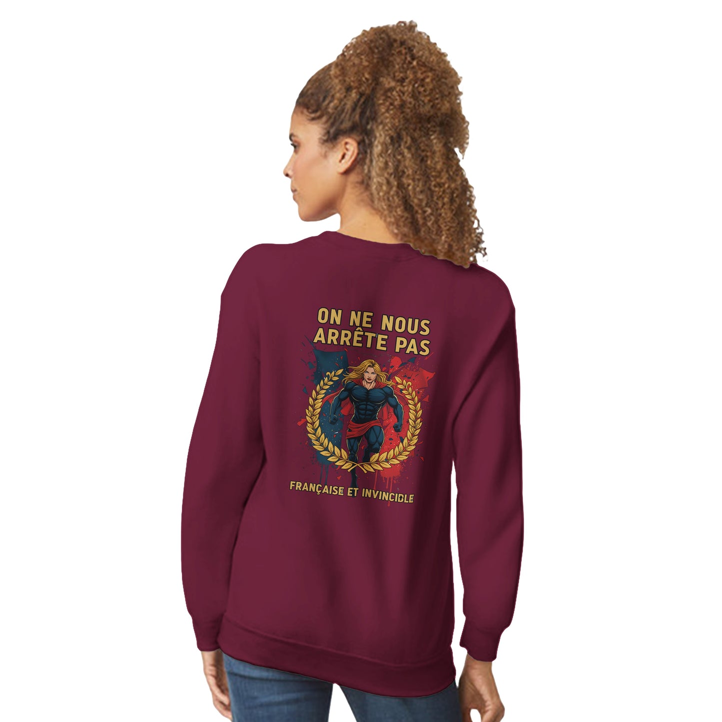 Sweat-shirt Femme « On ne nous arrête pas » – Confort et Style