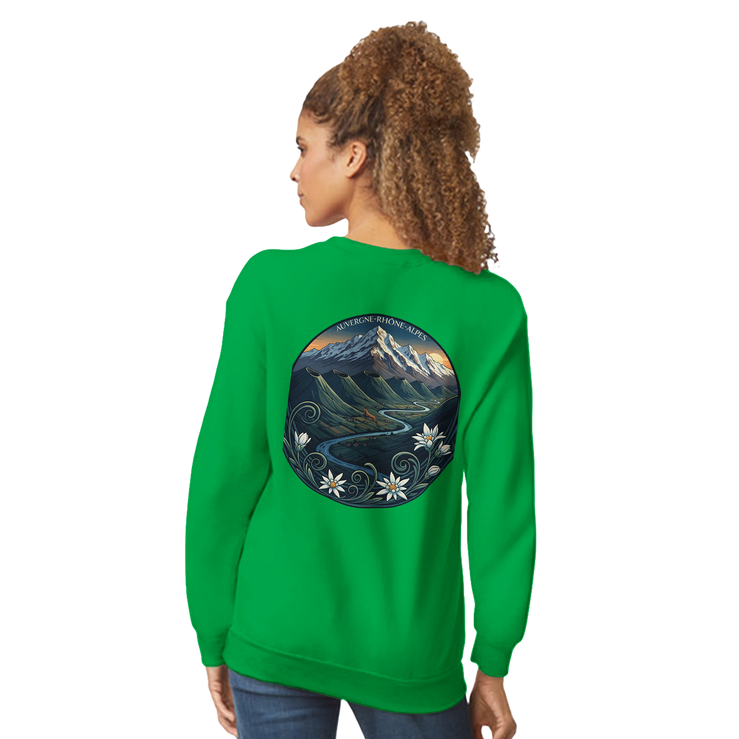 Sweat-shirt Unisexe Auvergne-Rhône-Alpes – Confort Classique
