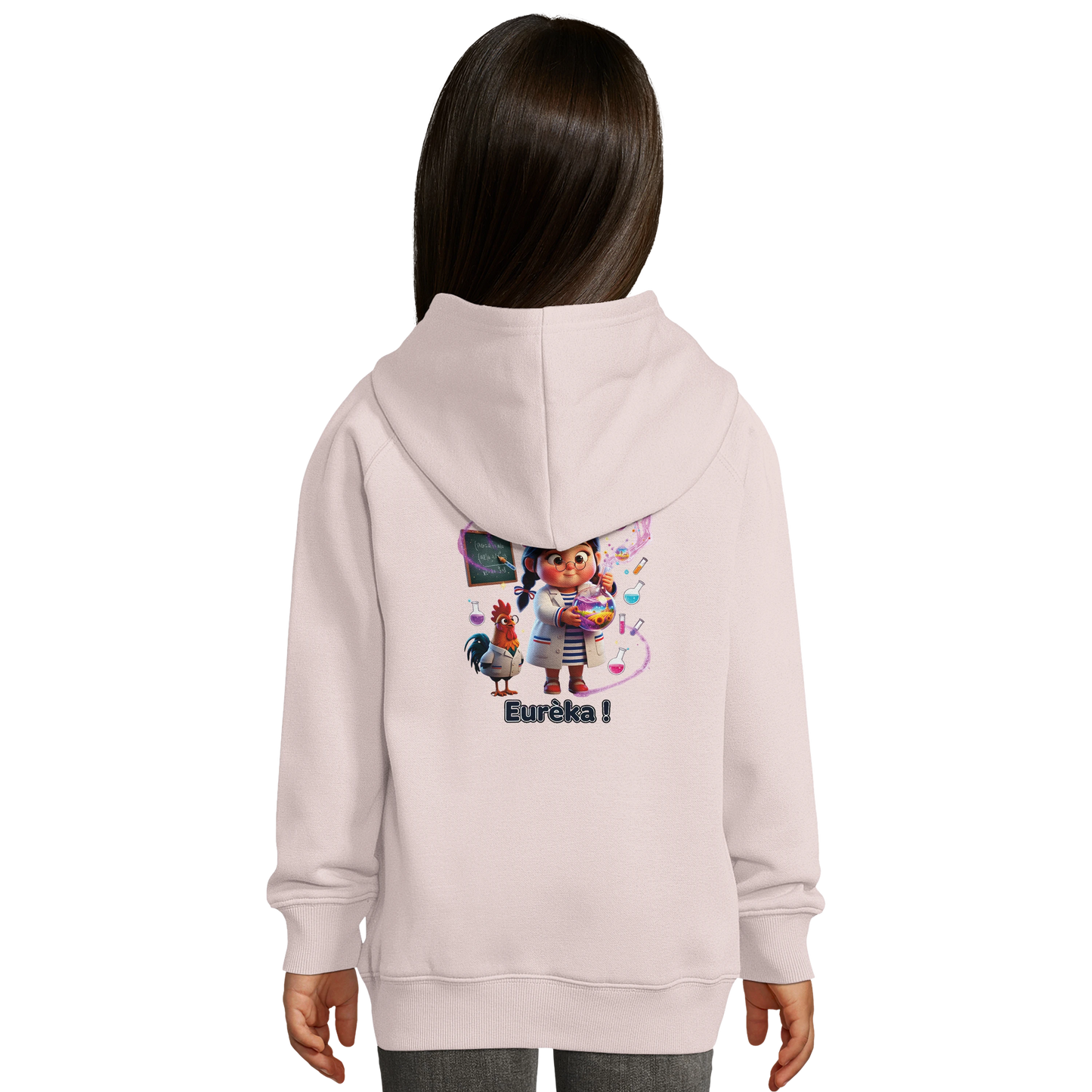 Sweat à Capuche fille Petite Génie de France - Coton Bio