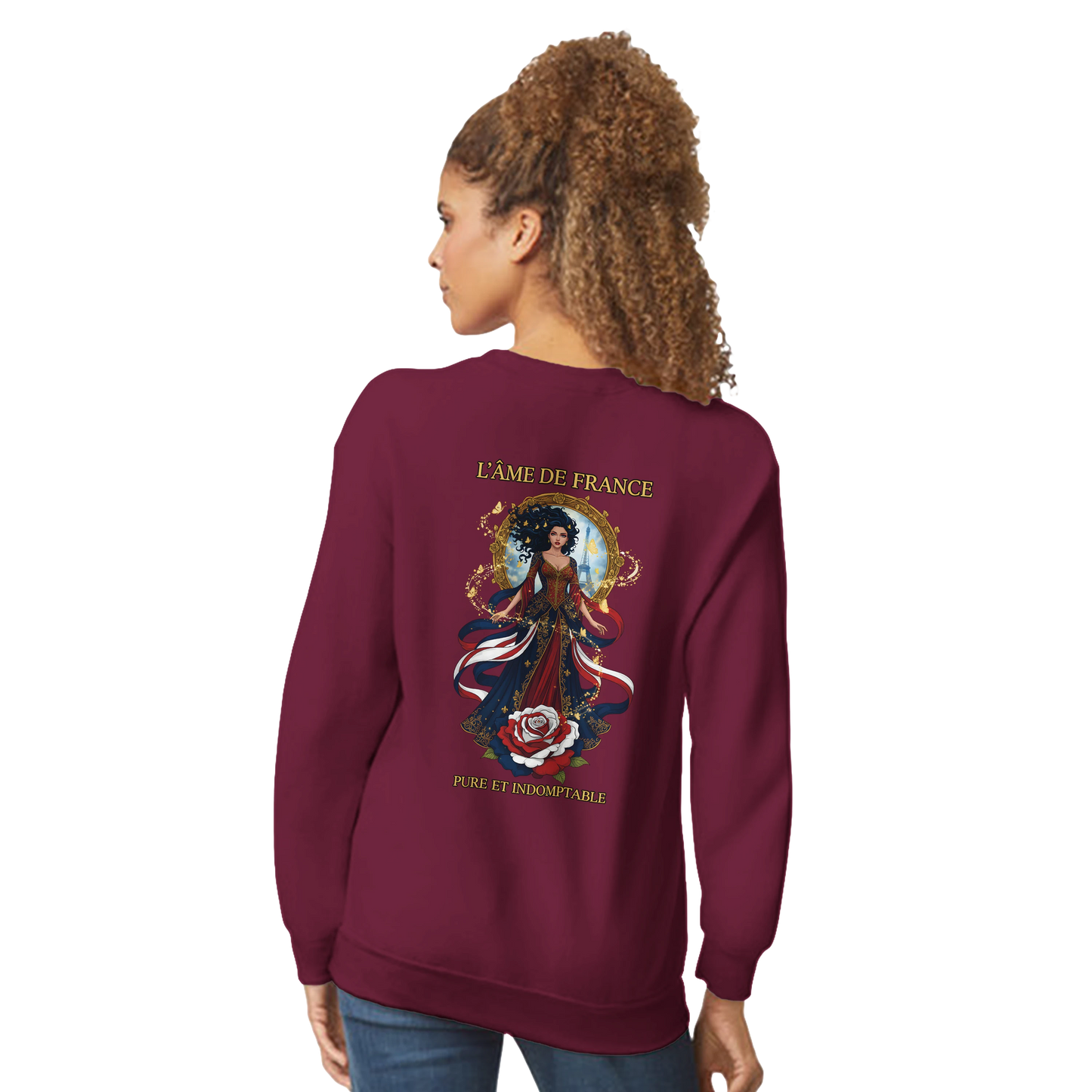 Sweat-shirt Femme "L'âme de France" - Confort Supérieur