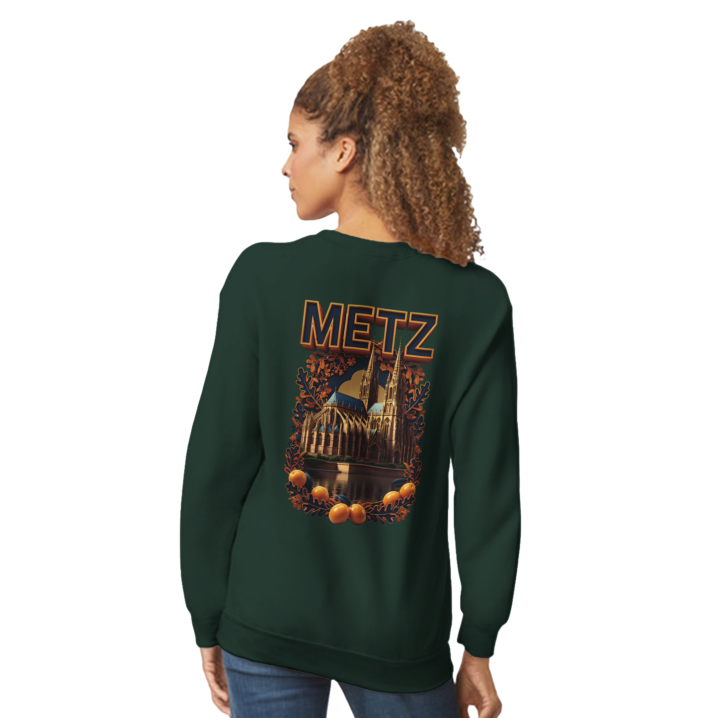 Sweat-shirt unisexe Metz – Coupe classique et confort premium