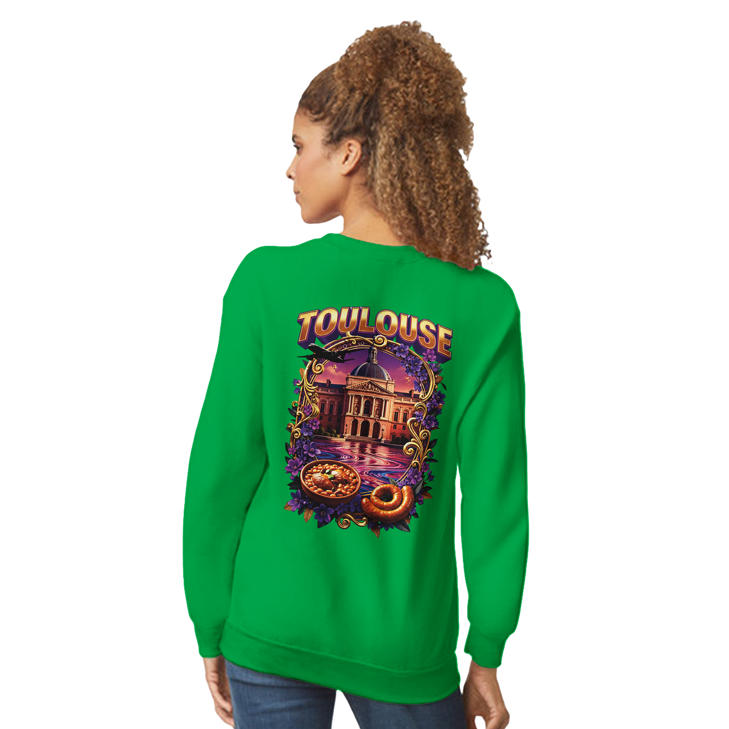 Sweat-shirt Unisexe Toulouse – Design Ville de France