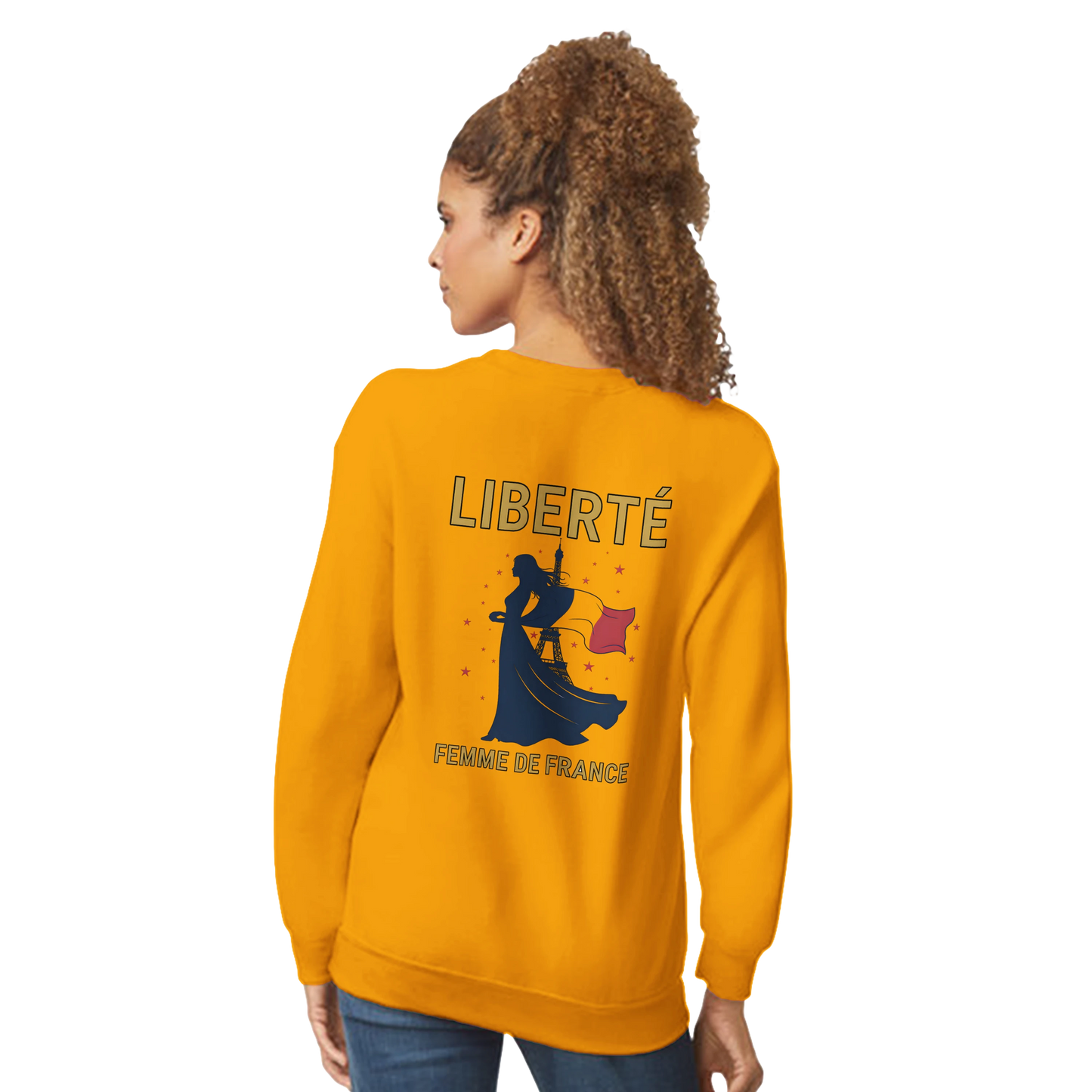 Sweat-shirt femme liberté  classique ras du cou | Gildan® 18000