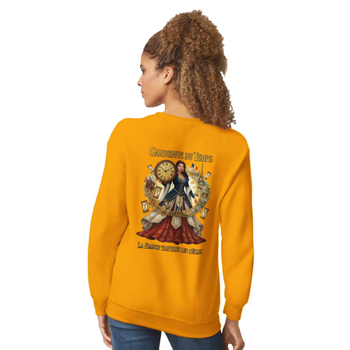 Sweat-shirt Femme Gardienne du Temps – Confort et Style Durable