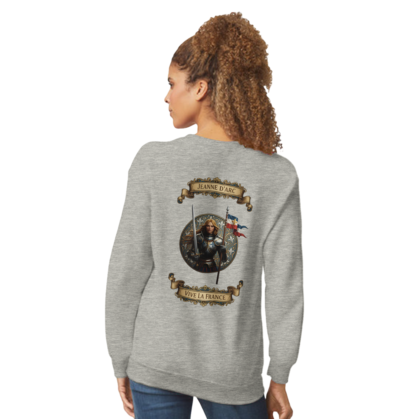 Sweat-shirt Femme Jeanne d’Arc – Confort et Style Historique