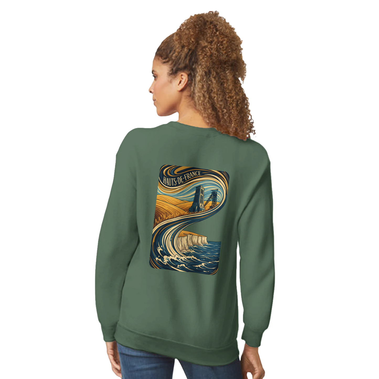 Sweat-shirt Unisexe Haut de France - Confort Premium et Design Classique