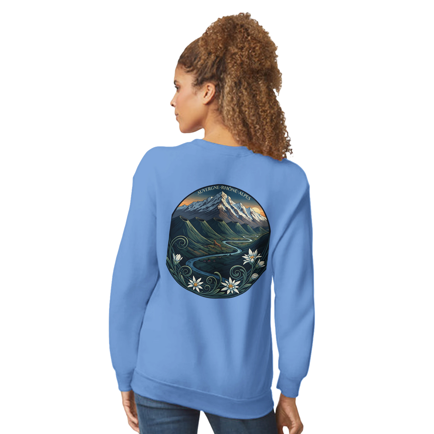 Sweat-shirt Unisexe Auvergne-Rhône-Alpes – Confort Classique