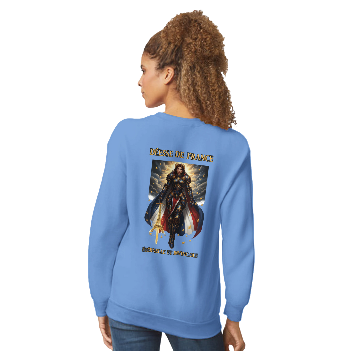 Sweat-shirt Femme Déesse de France – Confort et Style Premium
