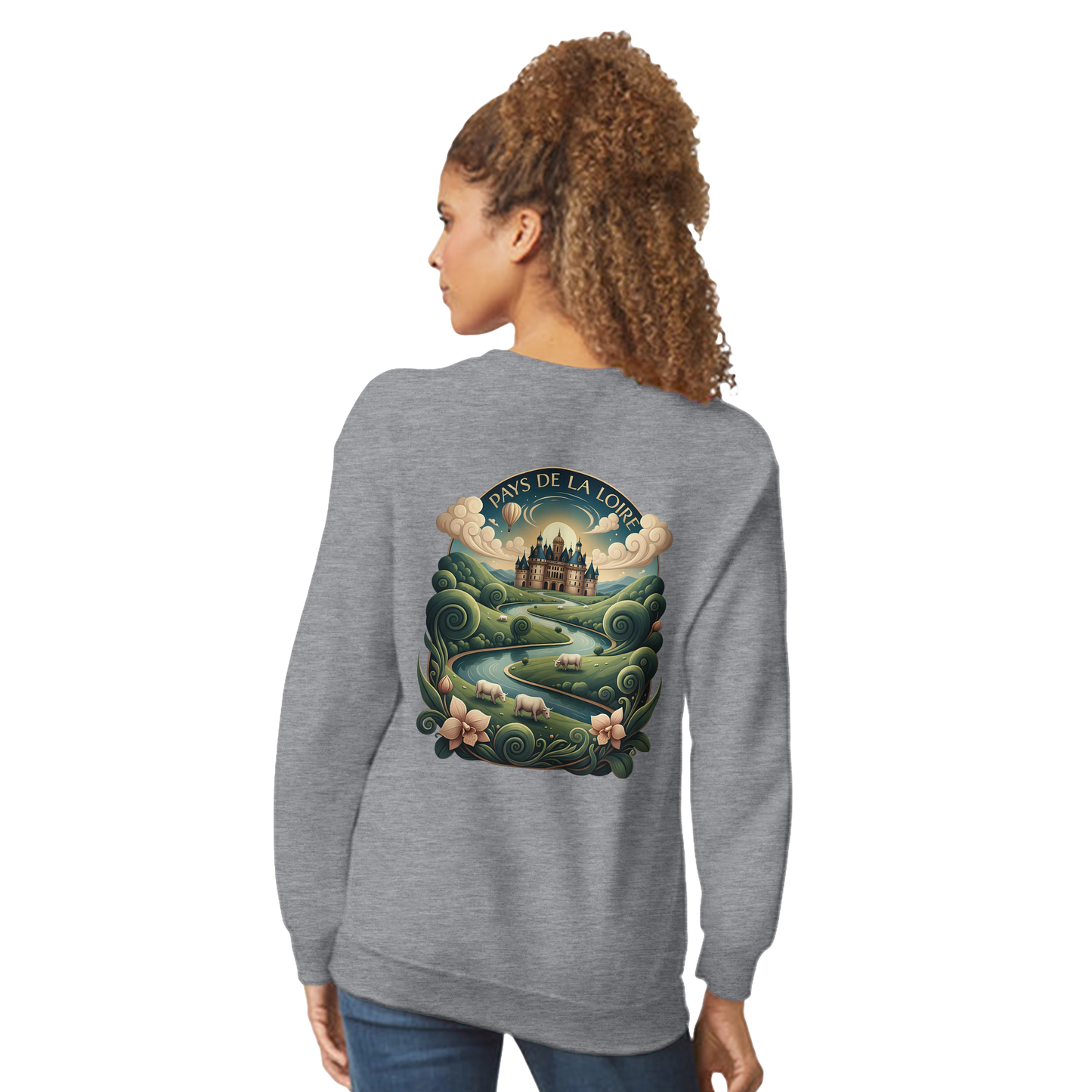 Sweat-shirt Unisexe Pays de la Loire – Confort Premium et Coupe Classique