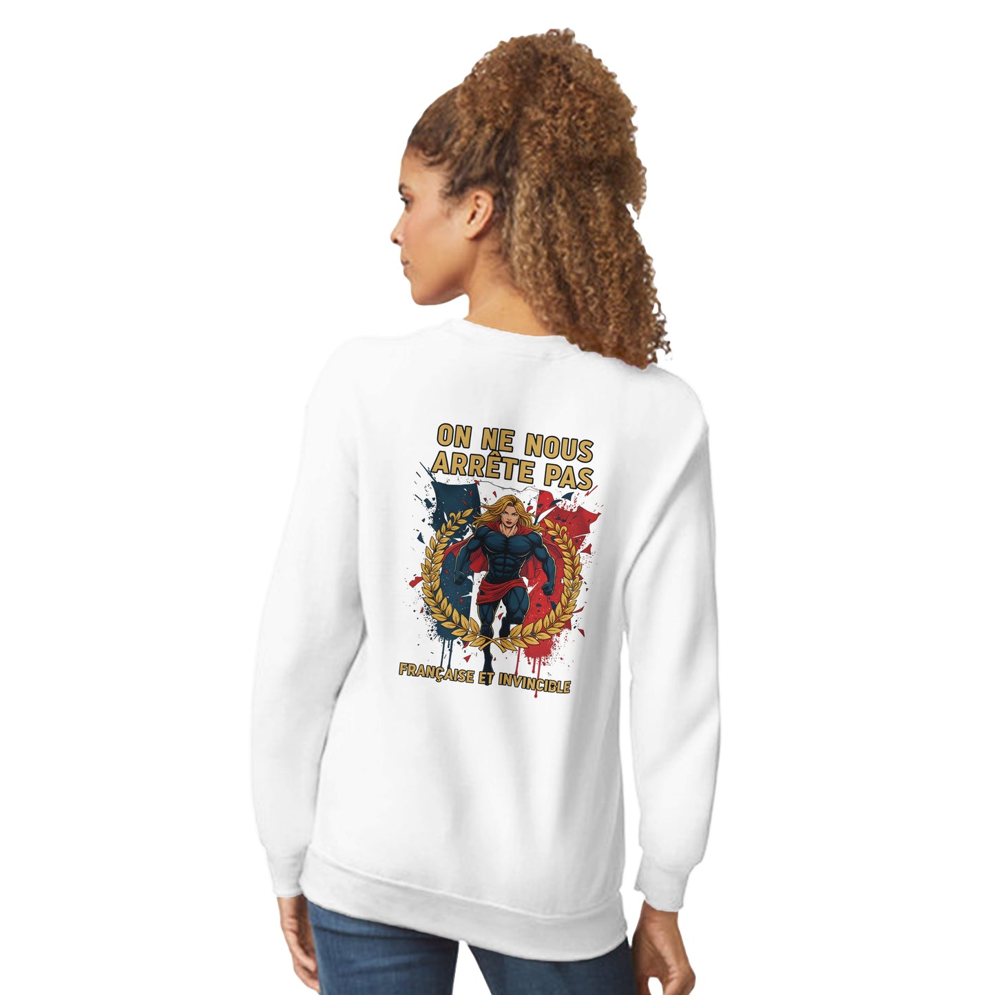 Sweat-shirt Femme « On ne nous arrête pas » – Confort et Style