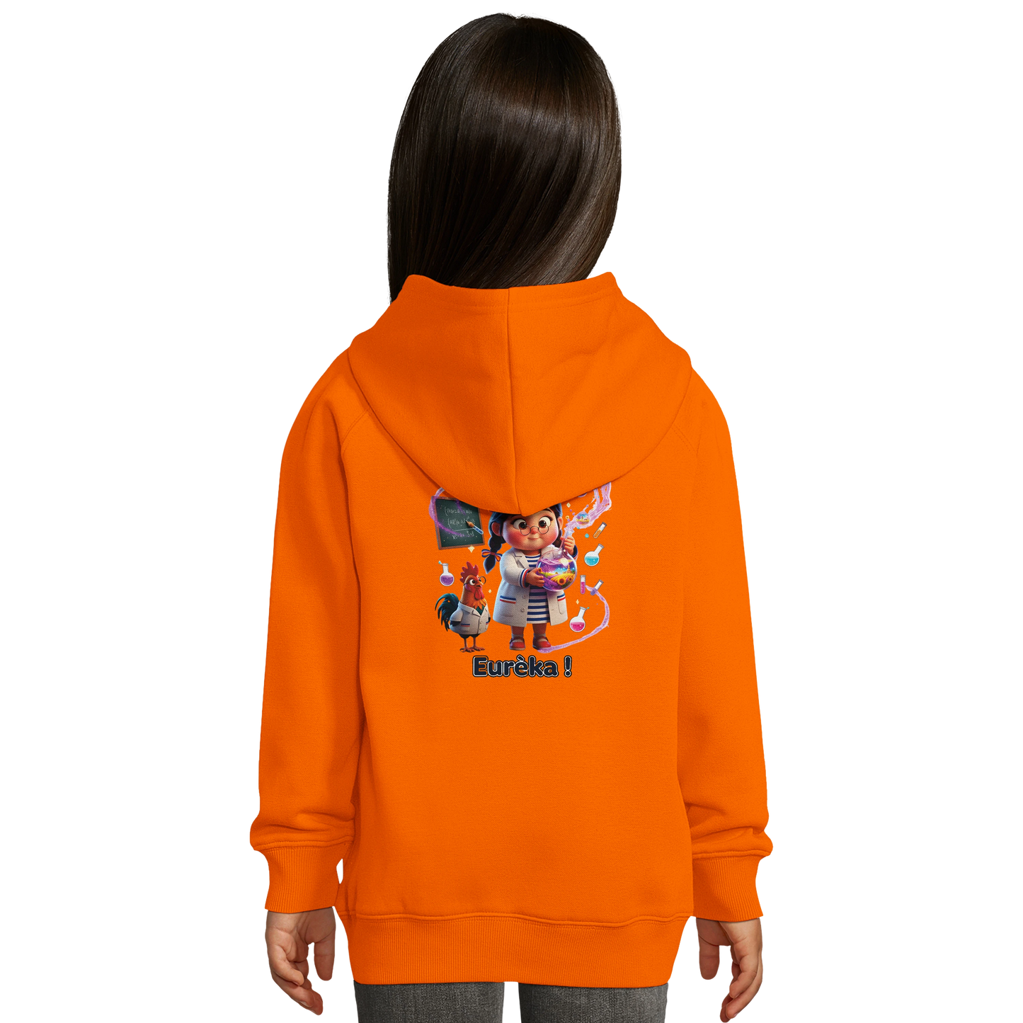 Sweat à Capuche fille Petite Génie de France - Coton Bio
