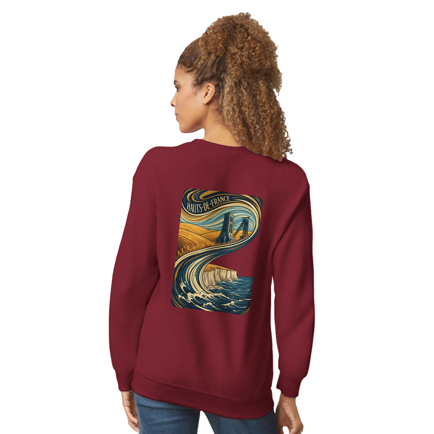 Sweat-shirt Unisexe Haut de France - Confort Premium et Design Classique