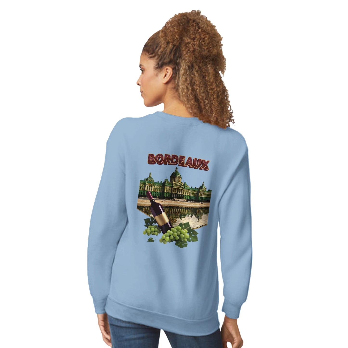 Sweat-shirt Unisexe Bordeaux Ville de France – Classique et Confortable