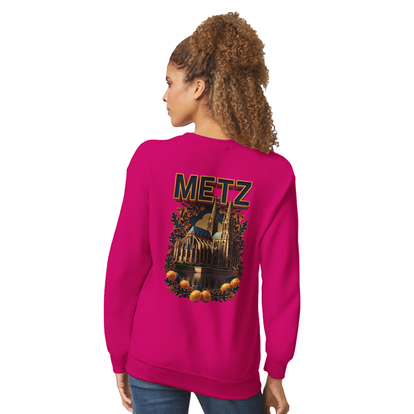 Sweat-shirt unisexe Metz – Coupe classique et confort premium
