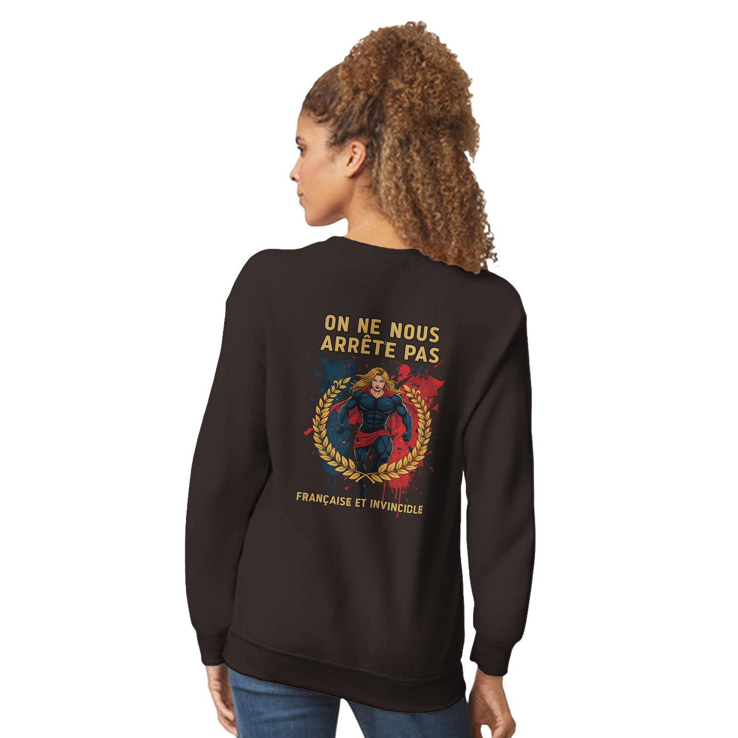 Sweat-shirt Femme « On ne nous arrête pas » – Confort et Style