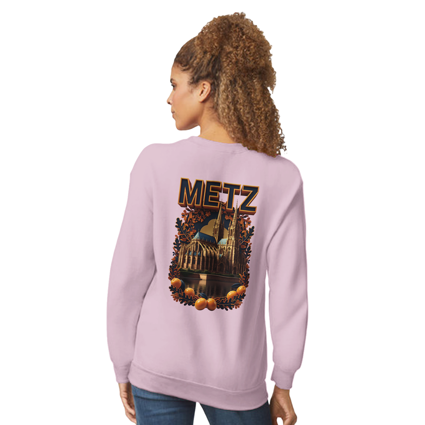 Sweat-shirt unisexe Metz – Coupe classique et confort premium