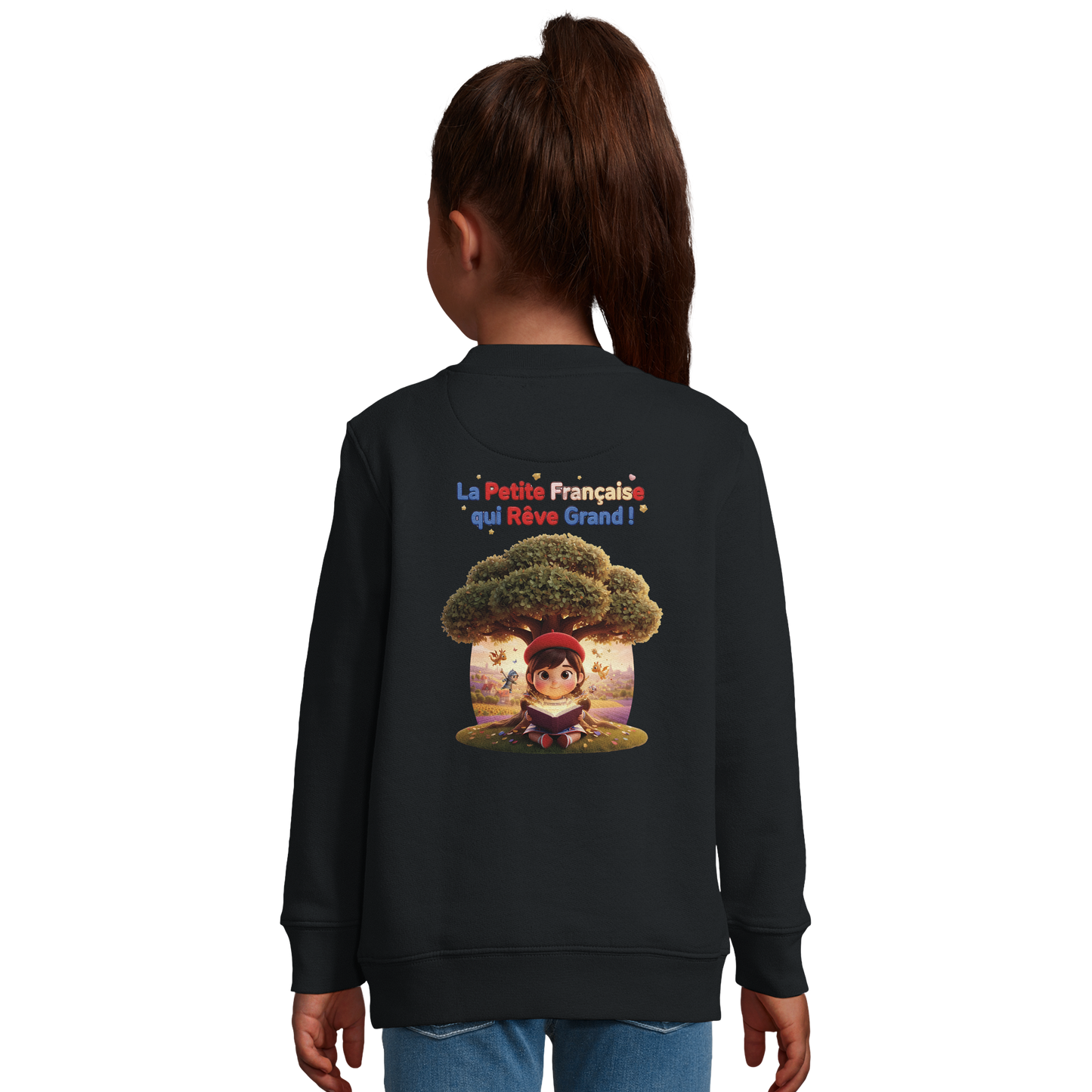 La Petite Française Qui Rêve Grand - Sweat-shirt Enfant Écoresponsable