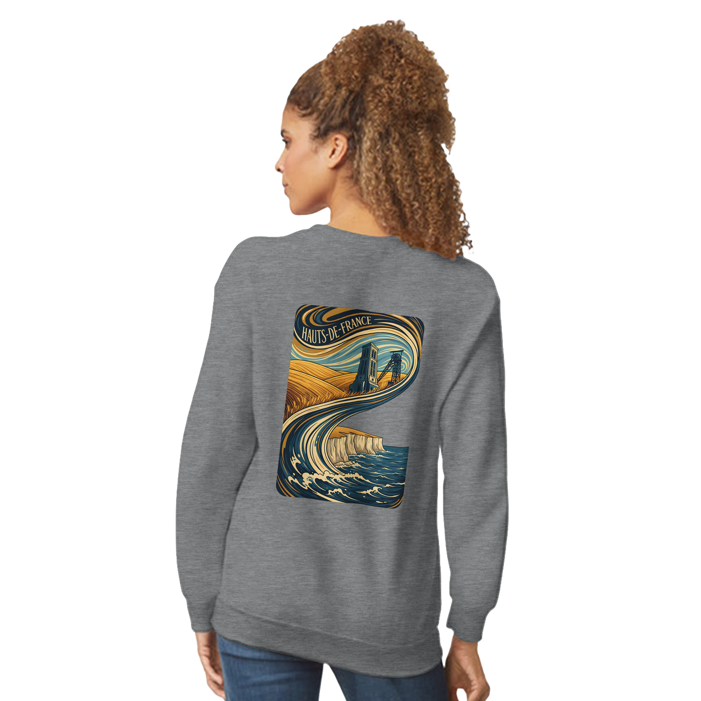 Sweat-shirt Unisexe Haut de France - Confort Premium et Design Classique