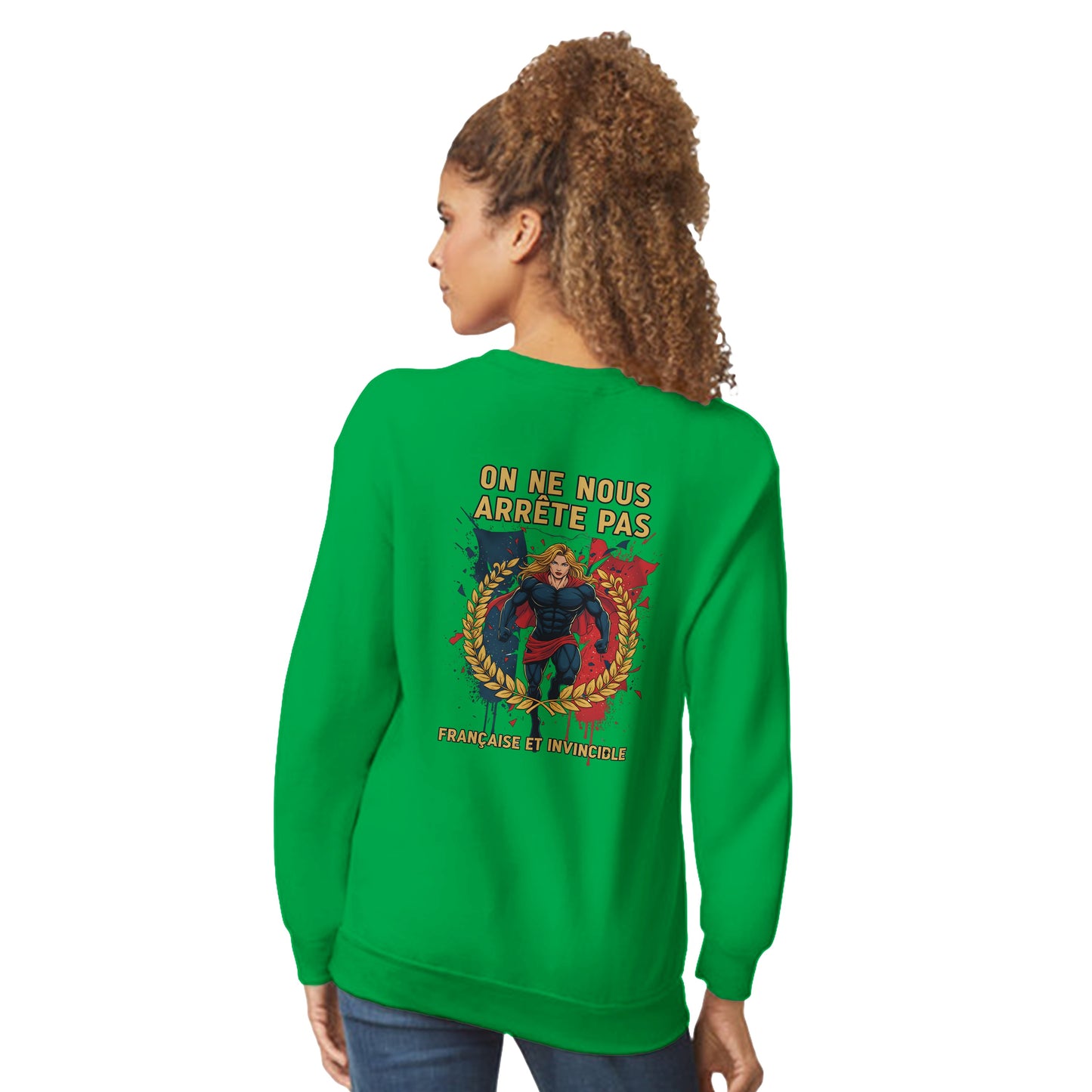 Sweat-shirt Femme « On ne nous arrête pas » – Confort et Style
