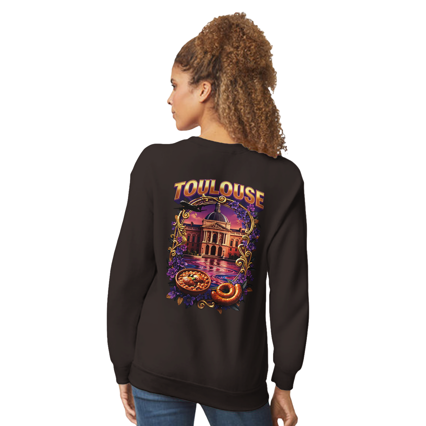 Sweat-shirt Unisexe Toulouse – Design Ville de France