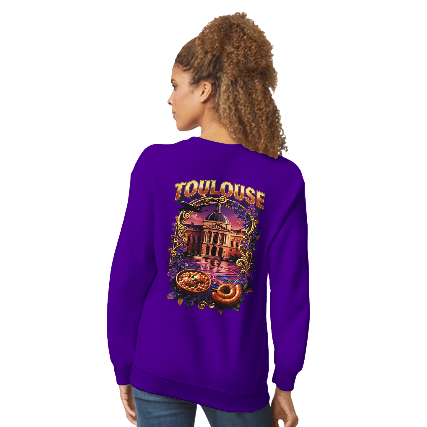 Sweat-shirt Unisexe Toulouse – Design Ville de France