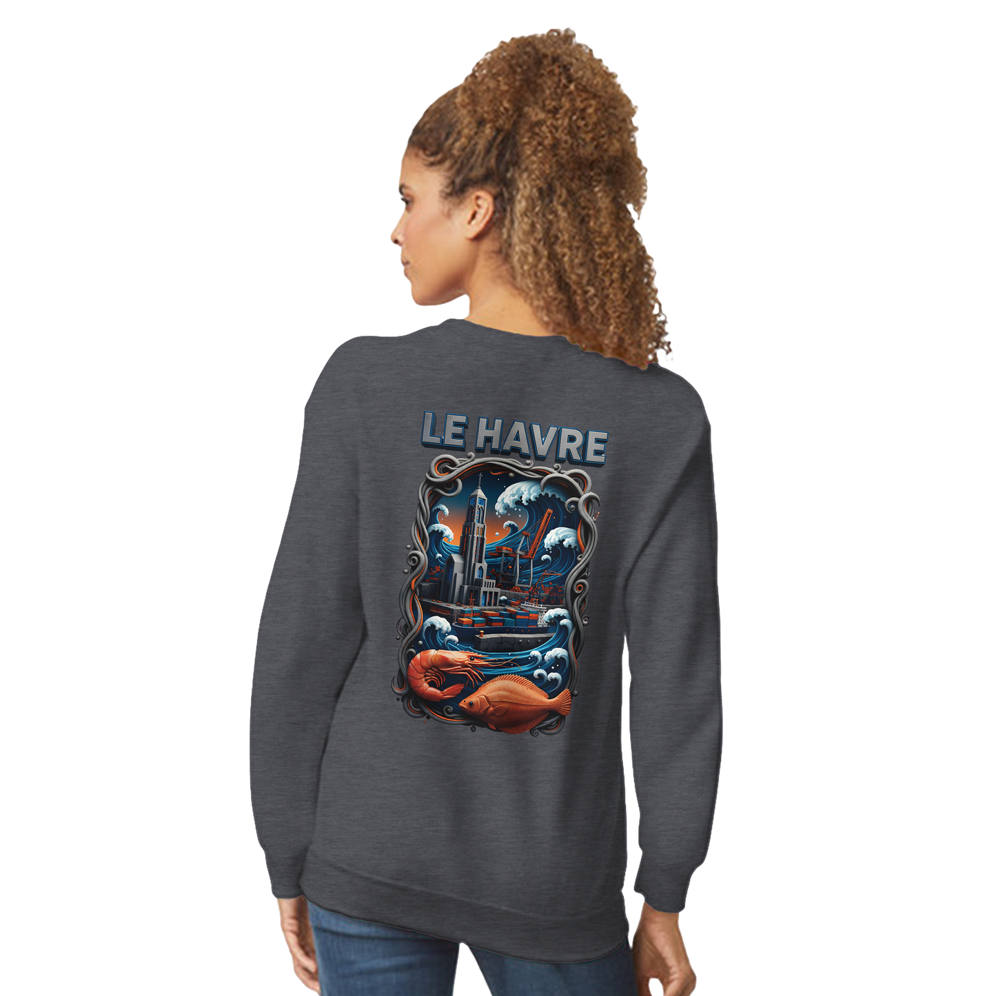 Sweat-shirt Unisexe Le Havre – Pull Classique Confortable