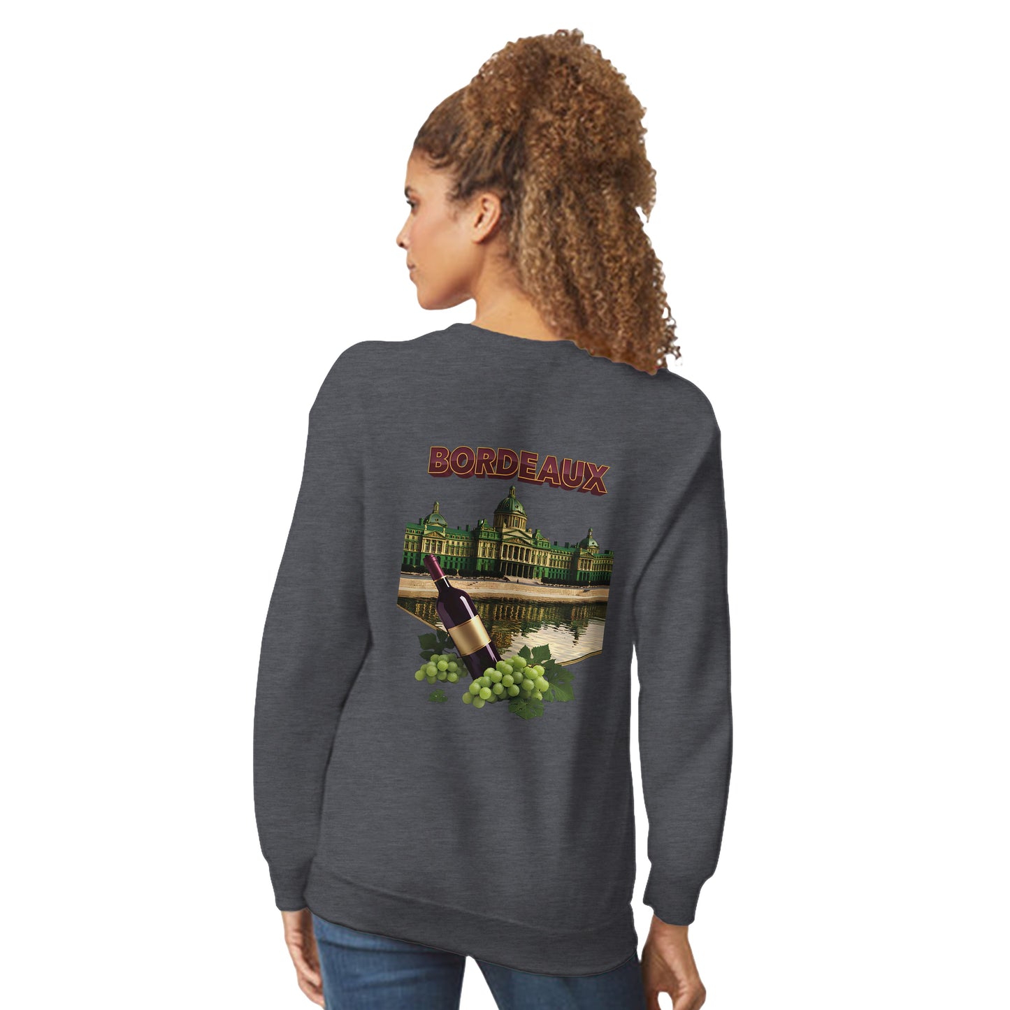 Sweat-shirt Unisexe Bordeaux Ville de France – Classique et Confortable