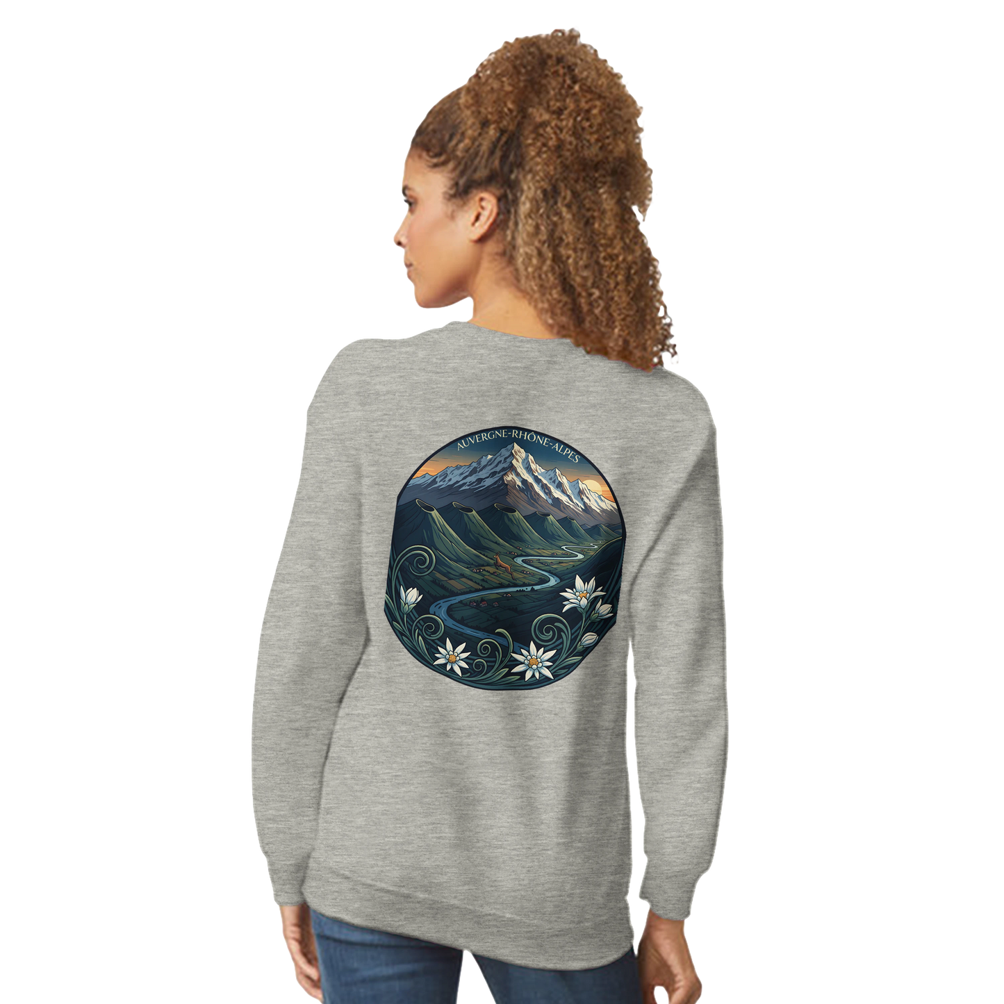 Sweat-shirt Unisexe Auvergne-Rhône-Alpes – Confort Classique