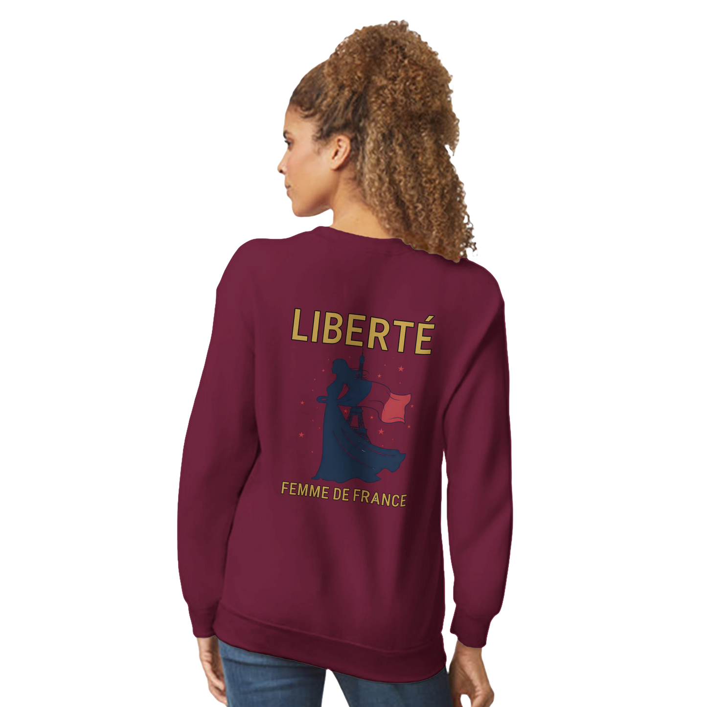 Sweat-shirt femme liberté  classique ras du cou | Gildan® 18000