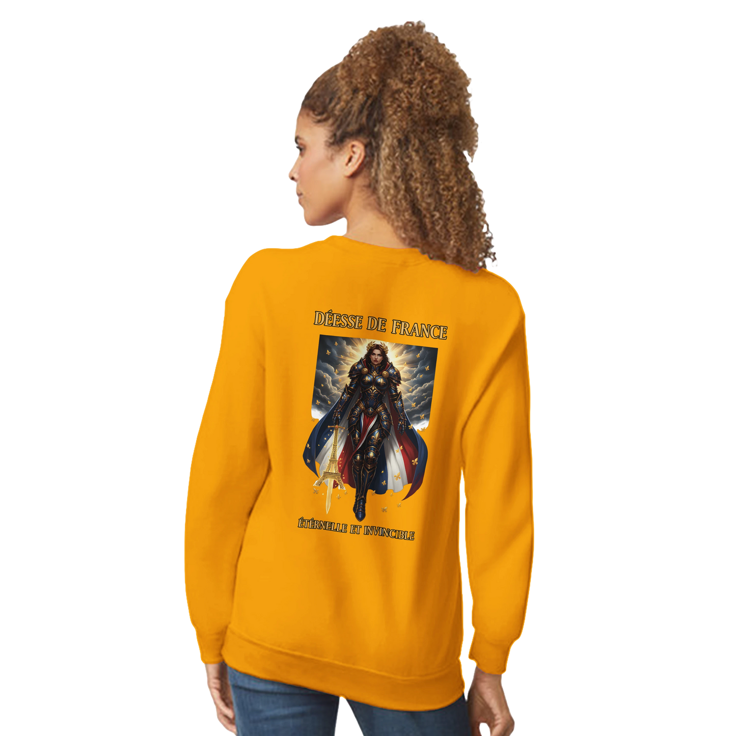 Sweat-shirt Femme Déesse de France – Confort et Style Premium