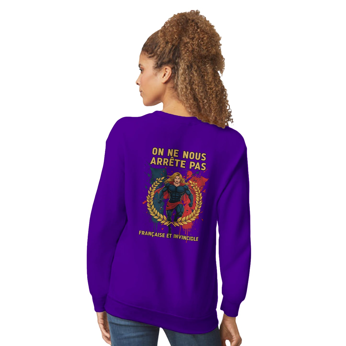 Sweat-shirt Femme « On ne nous arrête pas » – Confort et Style
